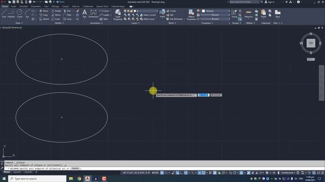 7 Ellipse Command in AutoCAD Free AutoCAD Course смотреть онлайн