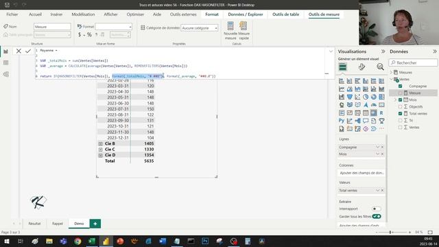Power BI | Changer le type d'agrégation du total | DAX смотреть онлайн
