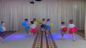 Танец "Горошинки цветные", танцевальный ансамбль "Разноцветная страна" детский сад № 134 г. Тюмень