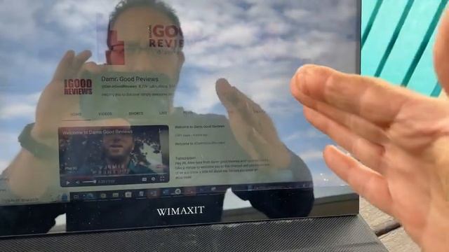 Increase Work Productivity With Wimaxit M1560CTV2 FHD Portable Monitor!