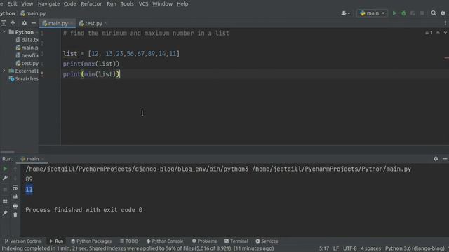 Find Minimum and Maximum values in a list смотреть онлайн