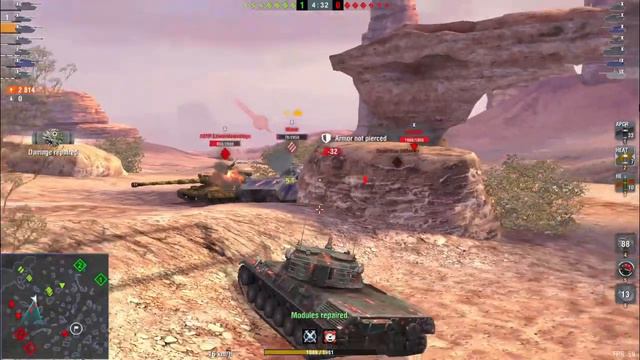Leopard 1 || 5.4k Damage || World of Tanks Blitz смотреть онлайн