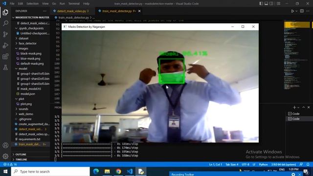Face Mask detection using opencv python смотреть онлайн