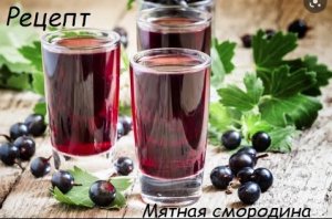 Мятная смородина. Рецепт и дегустация!