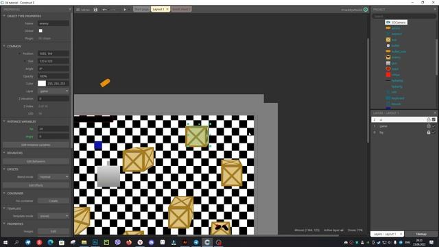 Как сделать 3D шутер в construct 3?(3D шутер+прыжок). 3D в конструкт 3. смотреть онлайн