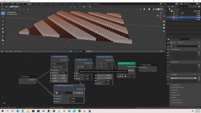 Using the Attribute Sample Texture Node смотреть онлайн
