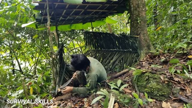 FULL VIDEO: Skills To Catch Forest Squirrels With A Crossbow, Survival Alone, Survival Skills