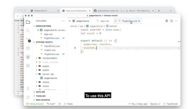 Quick demo of Nuxt 3 Server API смотреть онлайн