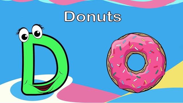 Words From D | 10 Words That Start With D | Alphabets with Phonics | Toddlers Learning alphabet смотреть онлайн
