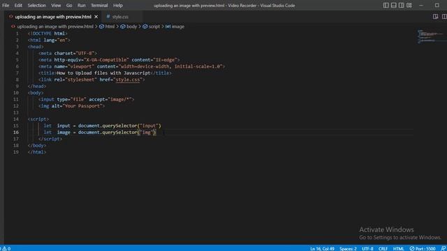 how to upload a file using javascript смотреть онлайн