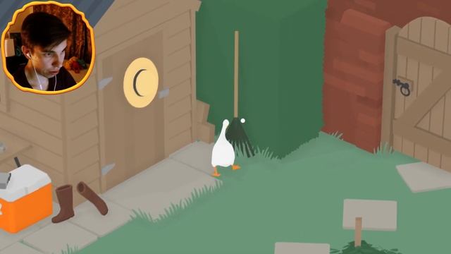 Захватил сад Садовника ➤ Untitled Goose Game (Эпизод 3) смотреть онлайн