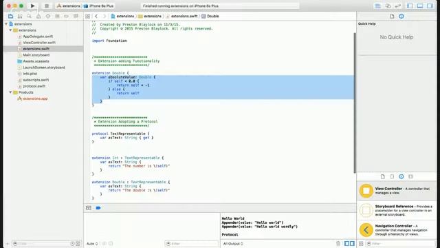 Extensions, Subscripts, Protocols смотреть онлайн