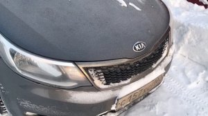 Завожу Kia Rio в мороз -31