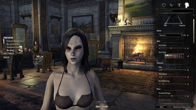 Attractive Dark Elf Sliders | ESO Character Creation. смотреть онлайн