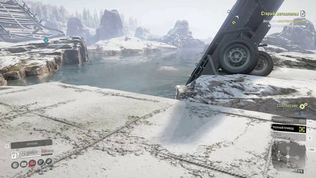 SnowRunner. Кольский полуостров. Имандра. Поручение "Старый металлом" смотреть онлайн