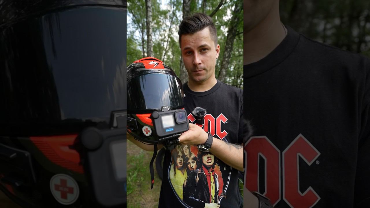 Как снимать видео с голосом на мотоцикле #мото смотреть онлайн
