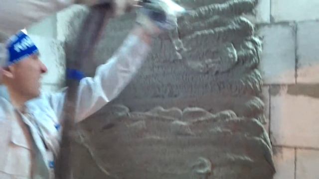 3) Нанесение 2-го слоя 501 штукатурной смеси смотреть онлайн