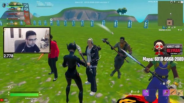 FASHION SHOW NA 40 LJUDI!| SAC: RLYMAN | FORTNITE BALKAN LIVE | 7/100 смотреть онлайн