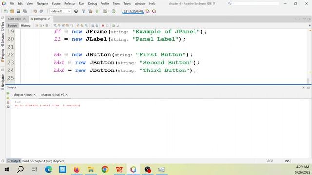 Java Swing: JPanel click Button to change background color смотреть онлайн