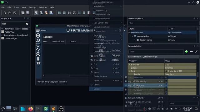 #9 Desktop App To Monitor All System Information | Python | PYQT | PYSIDE2/6 | PSUTIL Modern GUI/ U смотреть онлайн