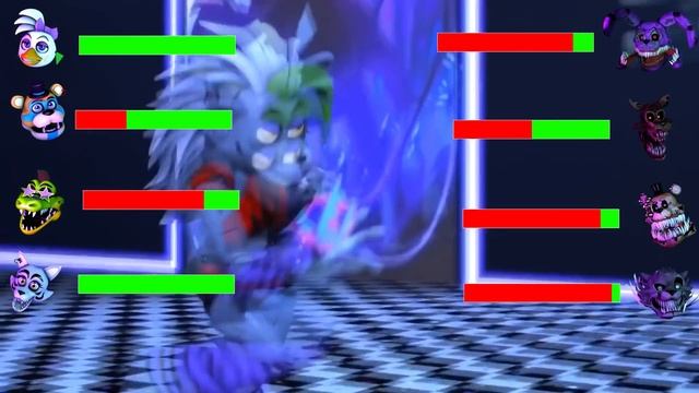 [SFM FNaF] Security Breach vs Twisted WITH Healthbars смотреть онлайн