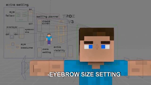 Troz V3 ||free minecraft blender rig|| blender 2.9+ смотреть онлайн
