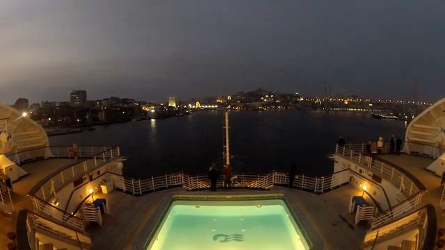 Timelapse - Diamond Princess - leaving Vladivostok, Russia смотреть онлайн