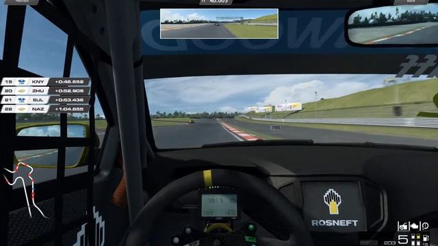 Raceroom Racing Experience. Тренировка 3 этапа (гонка 1). Moscow Raceway Full