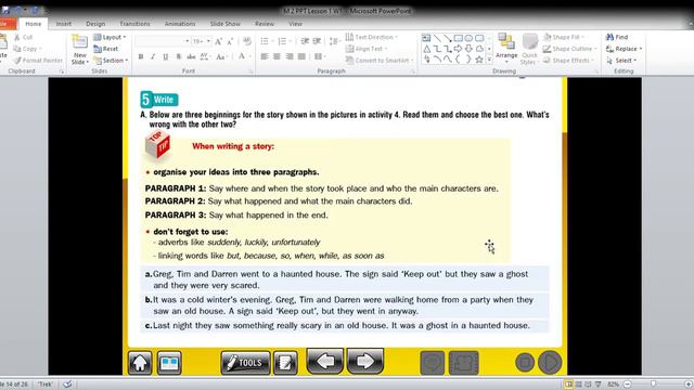 STORY WRITING - Lesson 1 Grade 8 (Teacher Lee) смотреть онлайн