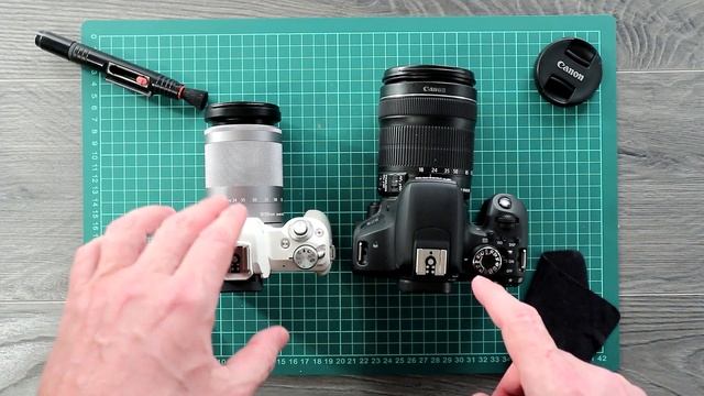 Беззеркалка Canon EOS M50 vs Зеркалка 800d, видео, фото смотреть онлайн