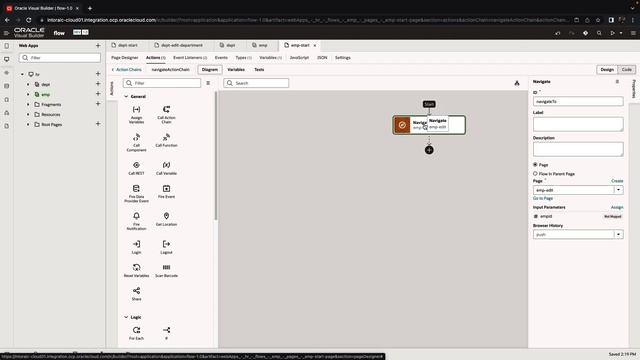 Working with the Flow Diagram in Visual Builder смотреть онлайн