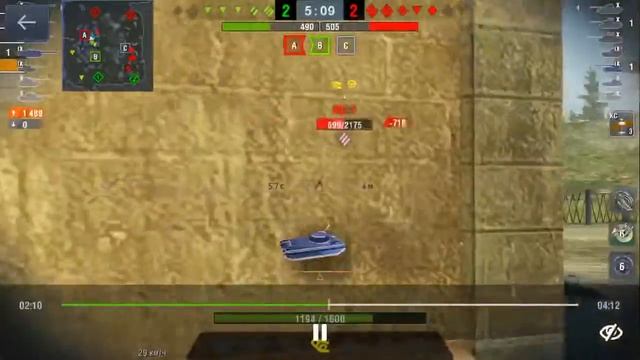Wot Blitz Т-54 Мастер! Потеем на 7 день кд) пушка Д-10Т2С смотреть онлайн
