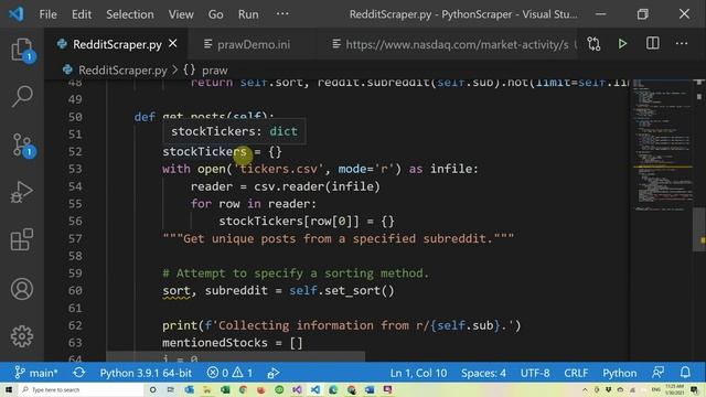 How To Scrape Reddit Using Python's praw - WallSteetBets WSB Website Part 1 смотреть онлайн