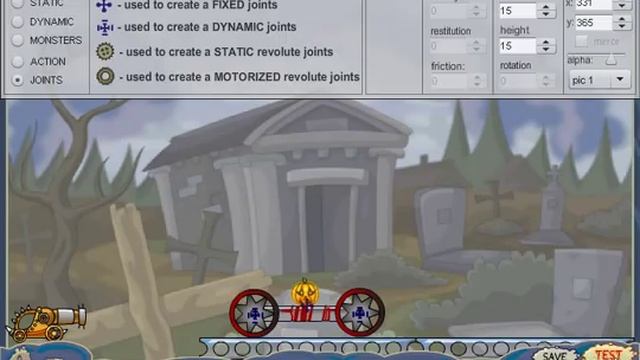 Levels Editor: Roly-Poly Cannon: Bloody Monsters Pack 2 смотреть онлайн