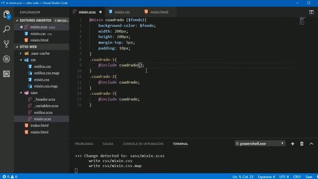 Sass curso #6 Directivas Mixin desde cero - Para principiantes смотреть онлайн