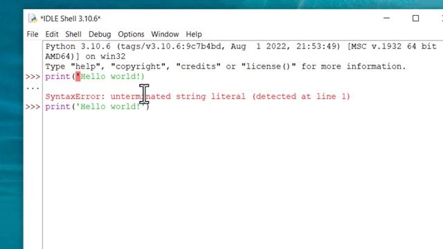 Python IDLE IDE смотреть онлайн