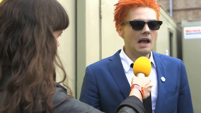 Gerard Way Interview At Reading 2014