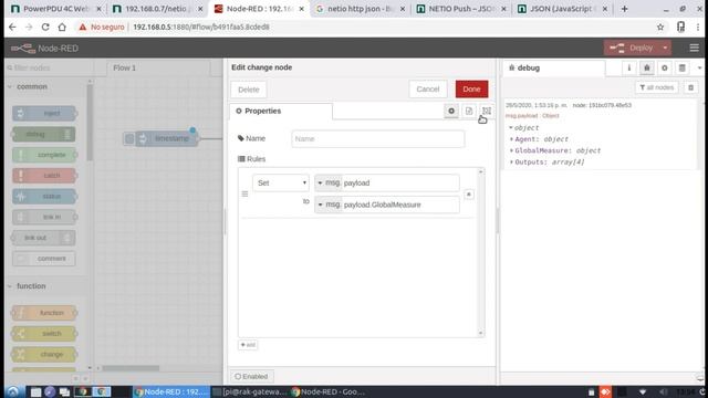 Integration JSON http Node-RED (Raspberry Pi) with PowerPDU 4C by Netio : PDAControl смотреть онлайн