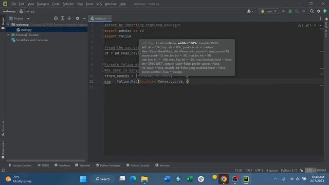 Interactive web Map using Folium and Leaflet. смотреть онлайн