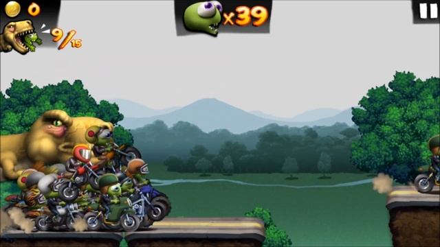 Zombie Tsunami: The Hungry Angry T-Rex Eats The Zombie Riderz Bonus Update смотреть онлайн