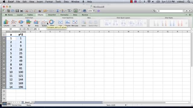 How to Overlay a Chart in Excel : Excel Charts & Graphics смотреть онлайн