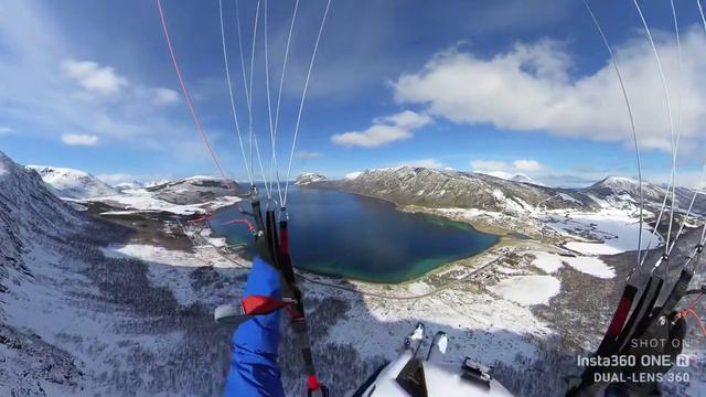 First Speedriding run from Høgfjellet смотреть онлайн