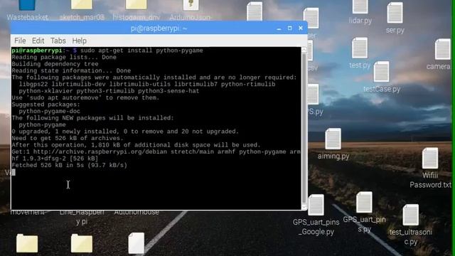 Installing PyGame on raspberry pi (raspian) смотреть онлайн