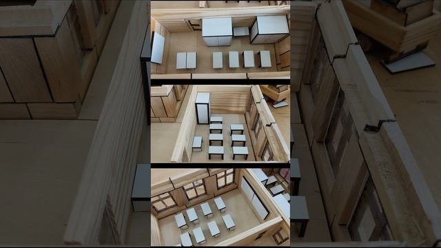 Макет школы из дерева / Школа БУДУЩЕГО #макетирование смотреть онлайн