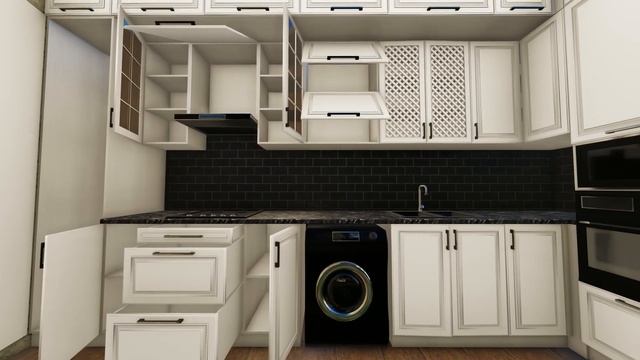 Lumion kitchen, 3D Max, Autocad, люмион кухня, 3д макс, аутосад смотреть онлайн
