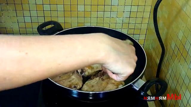 Курица с морковью тушенная ПО-ДОМАШНЕМУ ? смотреть онлайн