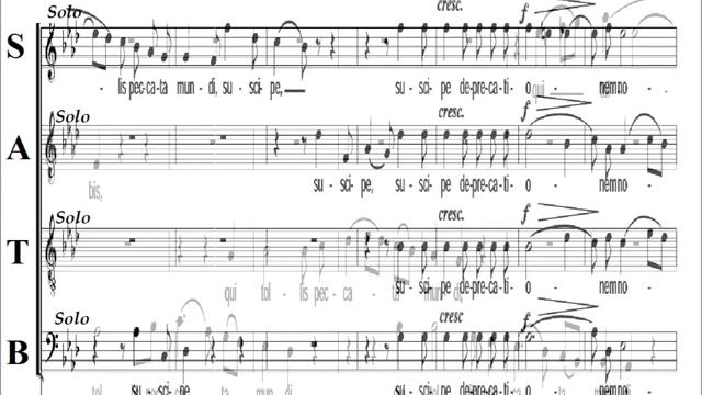 Beethoven - Op86 - Mass in C Major - 2b Gloria - Gratias - Qui Tollis - Solo Soprano смотреть онлайн