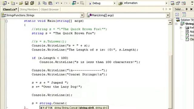 C# From A to Z - Lesson 34: Concatenate & StringBuilder смотреть онлайн