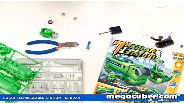 конструктор 7 in 1 solar rechargeable station kit megacuber.com смотреть онлайн