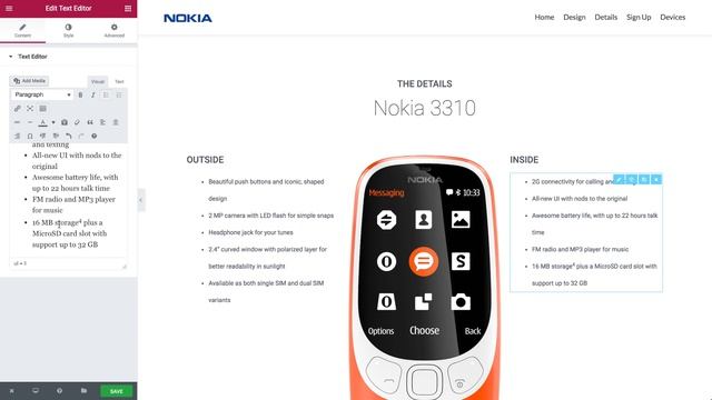 How We Redesigned the Nokia 3310 Site with Elementor Page Builder & Zerif Lite смотреть онлайн